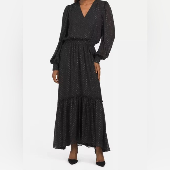 Imelda Metallic Embroidered Maxi Dress by Ramy Brook main image 1